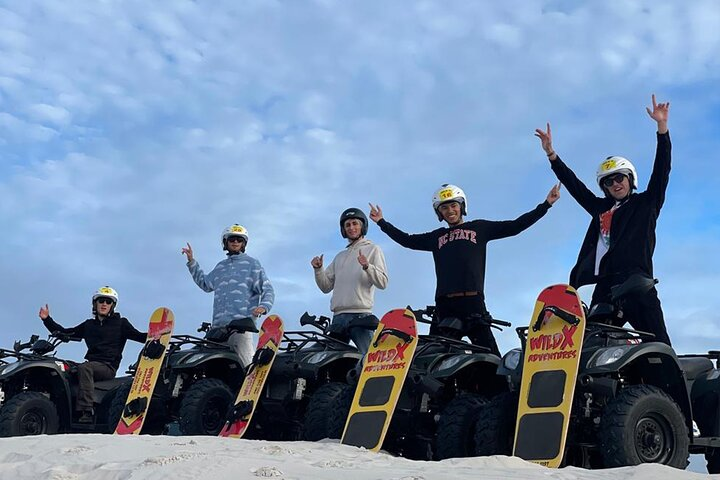 Quad biking and Sandboarding at Atlantis White Sand Dunes Cape Town